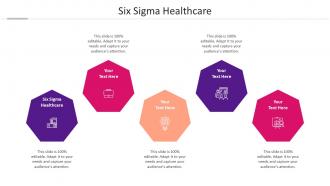 Six sigma healthcare ppt powerpoint presentation gallery graphics example cpb