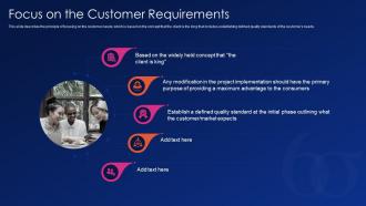 Six sigma it focus on the customer requirements ppt powerpoint file