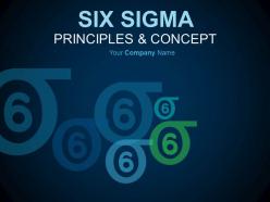 Six sigma principles and concepts powerpoint presentation with slides