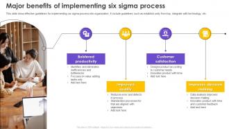Six Sigma Process Improvement Major Benefits Of Implementing Six Sigma Process