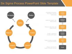 Six sigma process powerpoint slide template