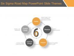 Six sigma road map powerpoint slide themes