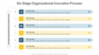 Six Stage Organizational Innovation Process In Powerpoint And Google Slides Cpb
