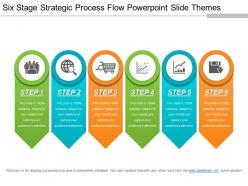 Six Stage Strategic Process Flow Powerpoint Slide Themes