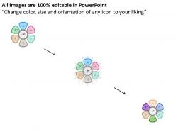 99434417 style circular hub-spoke 6 piece powerpoint presentation diagram infographic slide