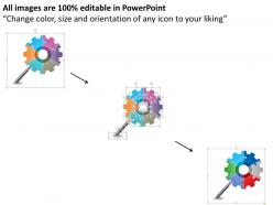 38942237 style variety 1 gears 6 piece powerpoint presentation diagram infographic slide
