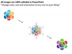 74469073 style cluster hexagonal 6 piece powerpoint presentation diagram infographic slide