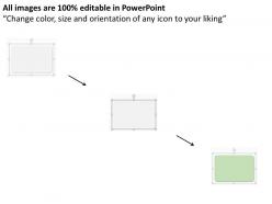 Six staged rectangles for team management and bar graph flat powerpoint design