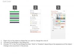 Six staged sales agenda analysis chart powerpoint slides