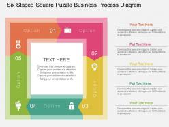 16587203 style puzzles mixed 6 piece powerpoint presentation diagram infographic slide