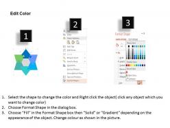 17455559 style cluster hexagonal 6 piece powerpoint presentation diagram infographic slide