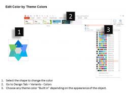 17455559 style cluster hexagonal 6 piece powerpoint presentation diagram infographic slide