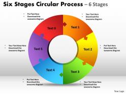 Six Stages Circular Diagram Process 20