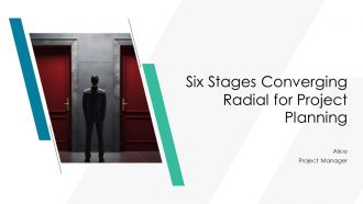 Six Stages Converging Radial For Project Planning PPT Presentation AT