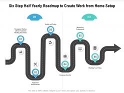 Six step half yearly roadmap to create work from home setup