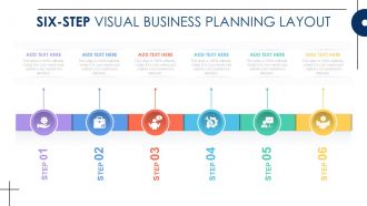 Six Step Visual Business Planning Layout Infographic Powerpoint Template