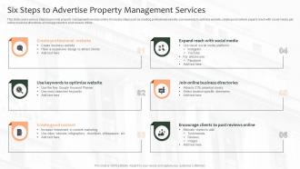 Six Steps To Advertise Property Management Services