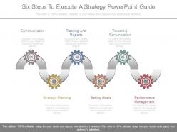 Six steps to execute a strategy powerpoint guide