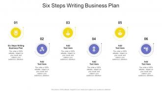Six Steps Writing Business Plan In Powerpoint And Google Slides Cpb