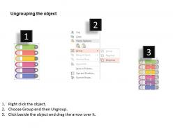 Six tags vertical process diagram flat powerpoint design