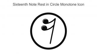 Sixteenth Note Rest In Circle Monotone Icon In Powerpoint Pptx Png And Editable Eps Format