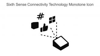 Sixth Sense Connectivity Technology Monotone Icon In Powerpoint Pptx Png And Editable Eps Format