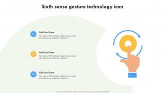 Sixth Sense Gesture Technology Icon