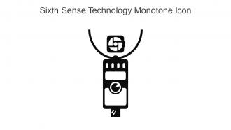 Sixth Sense Technology Monotone Icon In Powerpoint Pptx Png And Editable Eps Format