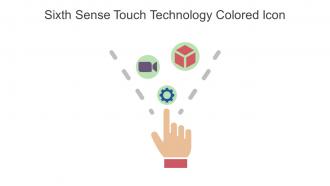 Sixth Sense Touch Technology Colored Icon In Powerpoint Pptx Png And Editable Eps Format
