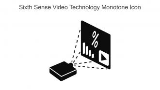 Sixth Sense Video Technology Monotone Icon In Powerpoint Pptx Png And Editable Eps Format