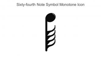 Sixty Fourth Note Symbol Monotone Icon In Powerpoint Pptx Png And Editable Eps Format