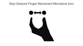 Size Gesture Finger Movement Monotone Icon In Powerpoint Pptx Png And Editable Eps Format