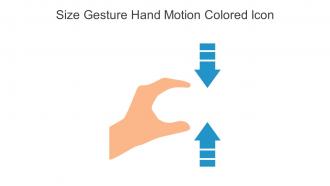 Size Gesture Hand Motion Colored Icon In Powerpoint Pptx Png And Editable Eps Format