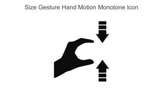 Size Gesture Hand Motion Monotone Icon In Powerpoint Pptx Png And Editable Eps Format