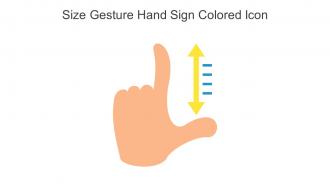 Size Gesture Hand Sign Colored Icon In Powerpoint Pptx Png And Editable Eps Format