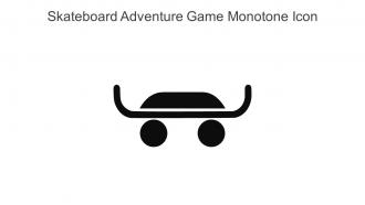 Skateboard Adventure Game Monotone Icon In Powerpoint Pptx Png And Editable Eps Format
