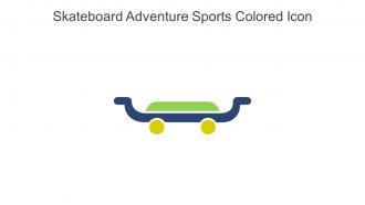 Skateboard Adventure Sports Colored Icon In Powerpoint Pptx Png And Editable Eps Format
