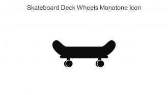 Skateboard Deck Wheels Monotone Icon In Powerpoint Pptx Png And Editable Eps Format