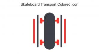 Skateboard Transport Colored Icon In Powerpoint Pptx Png And Editable Eps Format