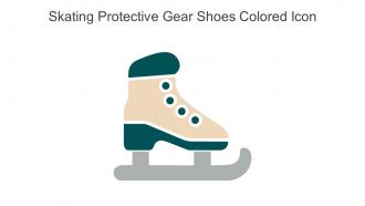 Skating Protective Gear Shoes Colored Icon In Powerpoint Pptx Png And Editable Eps Format