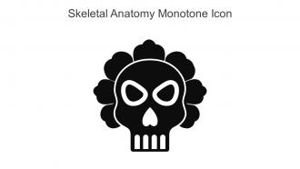 Skeletal Anatomy Monotone Icon In Powerpoint Pptx Png And Editable Eps Format