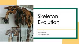 Skeleton Evolution PPT Template ACP