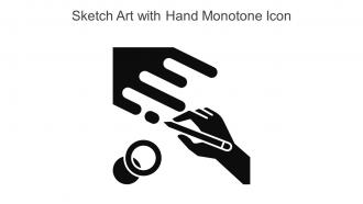 Sketch Art With Hand Monotone Icon In Powerpoint Pptx Png And Editable Eps Format