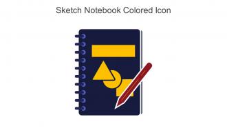 Sketch Notebook Colored Icon In Powerpoint Pptx Png And Editable Eps Format