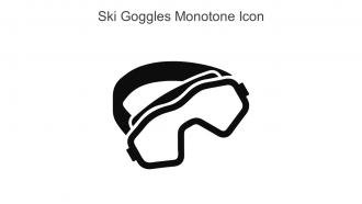 Ski Goggles Monotone Icon In Powerpoint Pptx Png And Editable Eps Format