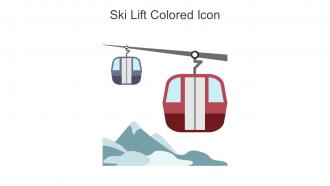 Ski Lift Colored Icon In Powerpoint Pptx Png And Editable Eps Format