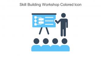 Skill Building Workshop Colored Icon In Powerpoint Pptx Png And Editable Eps Format