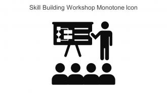 Skill Building Workshop Monotone Icon In Powerpoint Pptx Png And Editable Eps Format