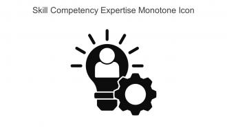 Skill Competency Expertise Monotone Icon In Powerpoint Pptx Png And Editable Eps Format