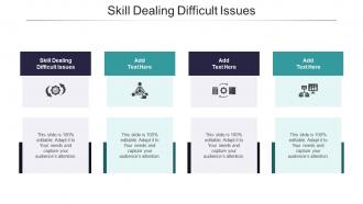 Skill Dealing Difficult Issues In Powerpoint And Google Slides Cpb